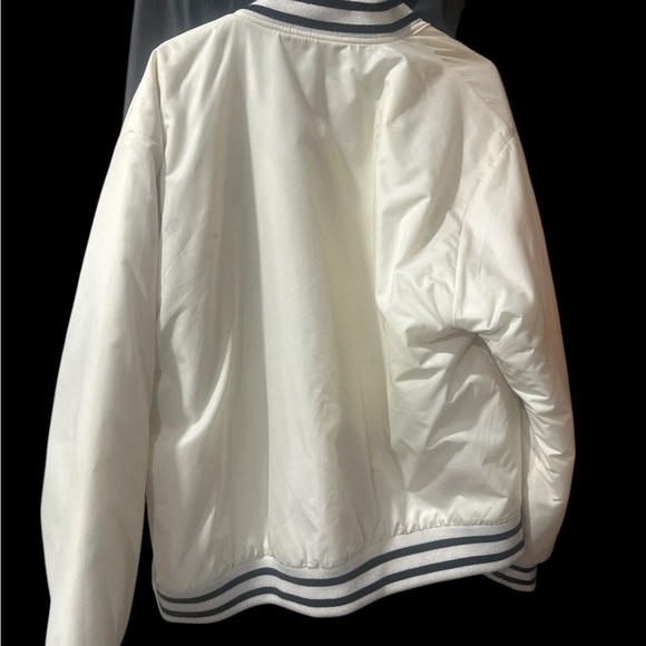 TNA Cream Varsity Jacket L - Picture 3 of 3